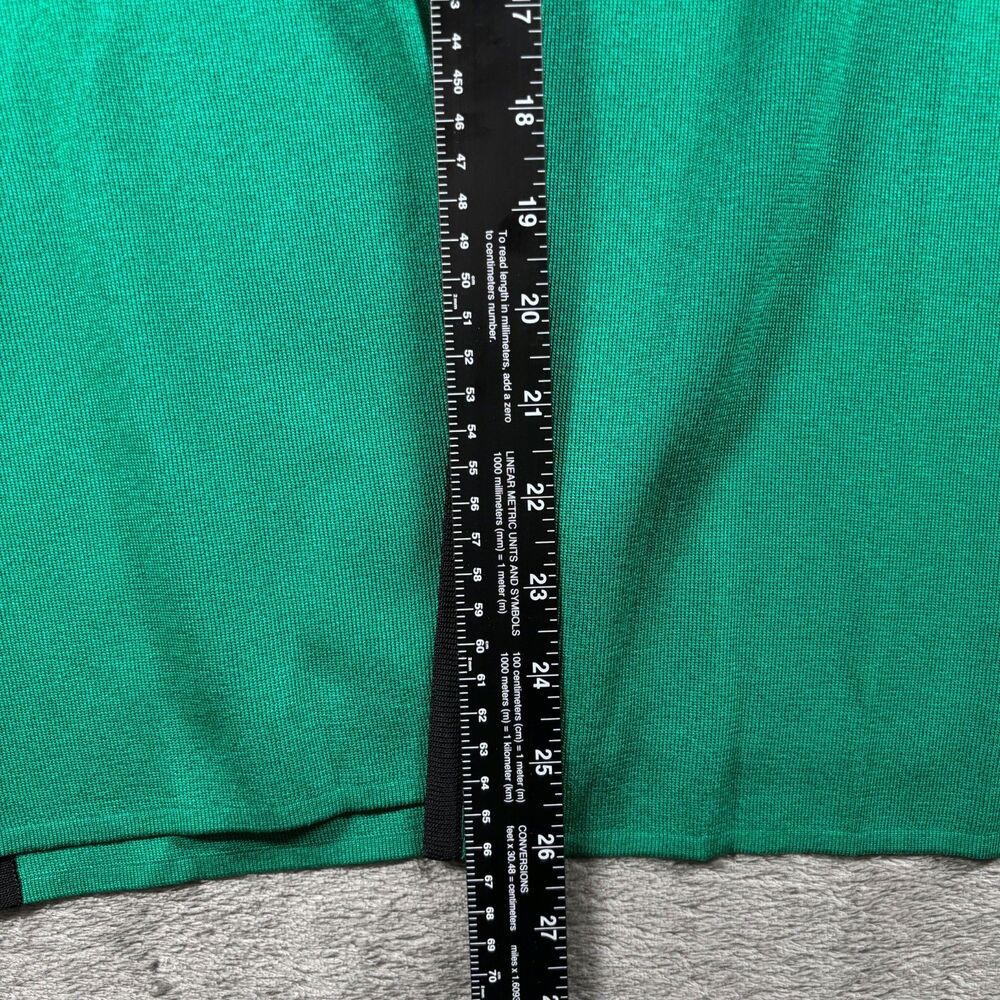 Exclusively Misook Women Vintage Cardigan Open Front Green Black Size 3X I212 - Picture 6 of 9